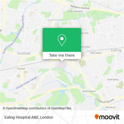 How to get to Ealing Hospital-A&E in Hanwell by bus, Tube or train?