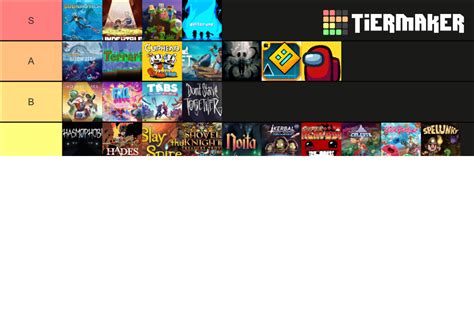 Indie Games Tier List (Community Rankings) - TierMaker