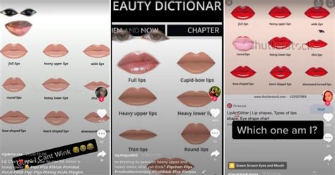 TikTok's Lip Chart Trend Is All About Figuring out Your Mouth Shape