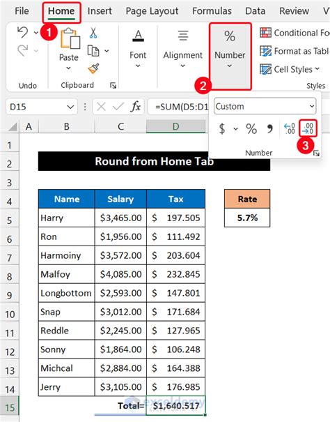 How to Round a Formula Result in Excel (6 Easy Methods) - ExcelDemy