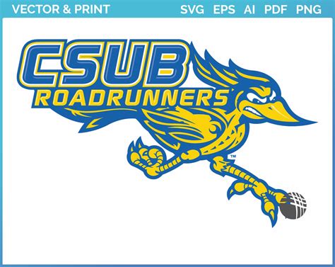 CSU Bakersfield Roadrunners - Secondary Logo (2006) - College Sports Vector SVG Logo in 5 formats