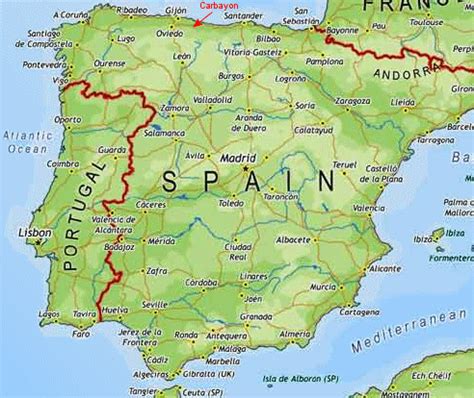 Northern Spain Map | Laminatoff