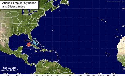 Depression Strengthens into Tropical Storm Philippe - Treasure Coast ...