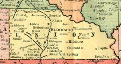 Union County Arkansas Genealogy, History, maps with Eldorado, El Dorado ...