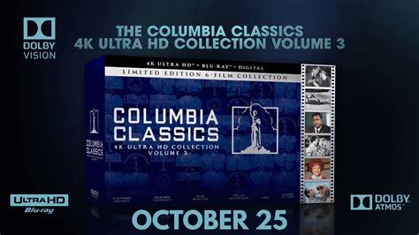 Columbia Classics 4K Ultra HD Collection Volume 3 Available on October 25 : r/HD_MOVIE_SOURCE