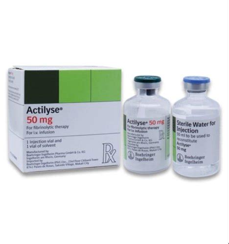 Alteplase 50mg Actilyse | Exporter | Supplier | Distributor