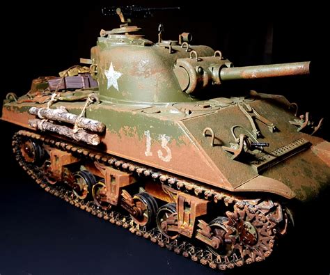 Weathering Sherman Rc Tank : 3 Steps - Instructables