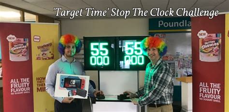 Stop The Clock Time Challenge | SP Events