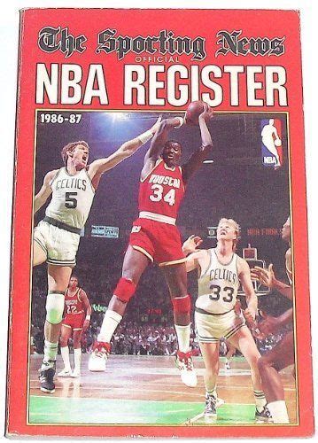 SPORTING NEWS NBA REGISTER 1986-1987 | Sports news, Sports, Nba