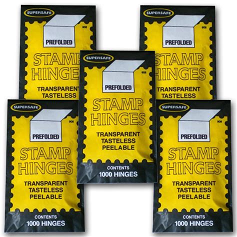 Supersafe Stamp Hinges FIVE Pack -- Total of 5000 Hinges - Walmart.com ...