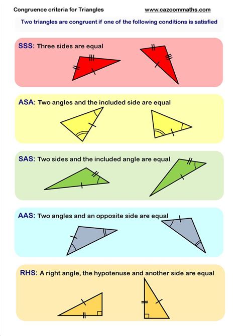 Similar And Congruent Triangles Pdf - Congruence And Triangles ...