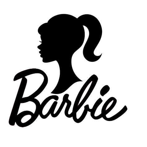 "Barbie or \"Your Name\" Script w/ Silhouette Vinyl Decal Stickers Font Logo Birthday, Baby ...