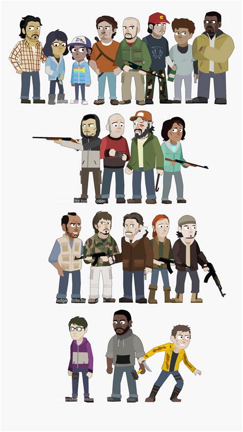 The Walking Dead Clipart Transparent - Twd Game Fan Art, HD Png ...