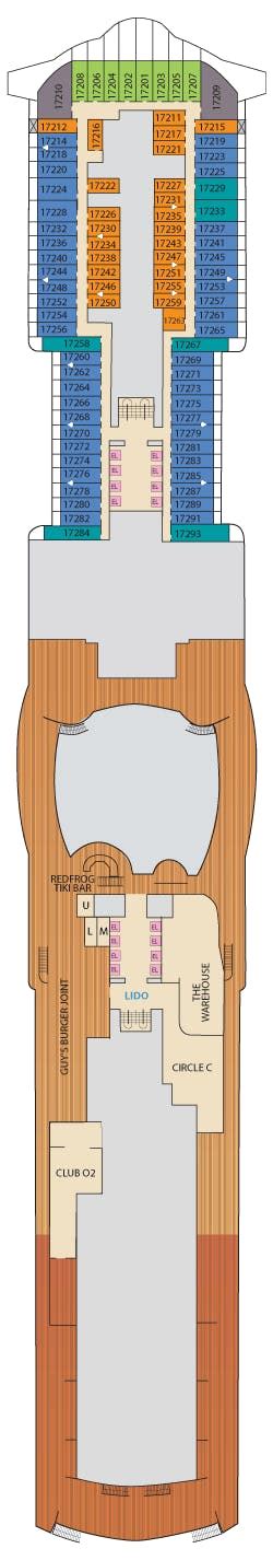 Carnival Celebration deck plans - Cruiseline.com