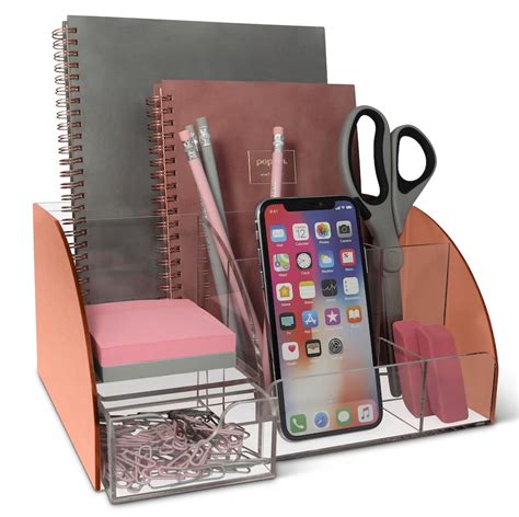 Acrylic Office Desk Organizer Desk Supplies Organizer Office - Etsy