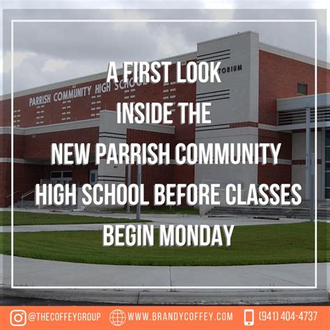 A First Look Inside The New Parrish Community High School Before ...