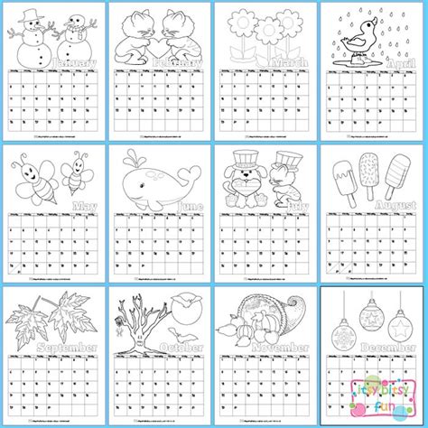 Freddyvg: Printable Calendar For Kids