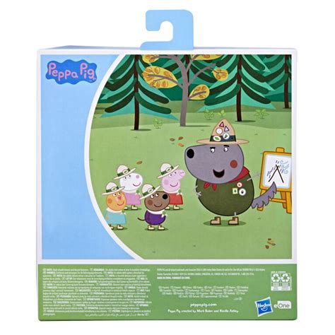 Peppa Pig Peppa's Camping Friends Figure Pack Preschool Toy, Includes 5 ...