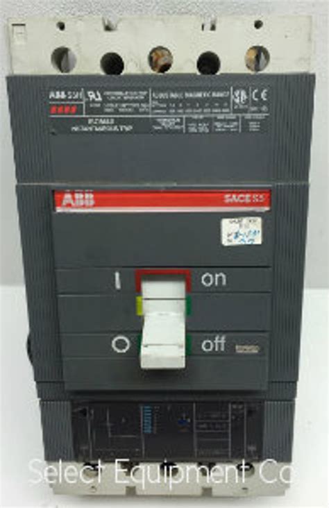 S5H400, ABB SACE S5H Circuit Breaker, 400 AF 400AT, PR211 Trip Unit ...