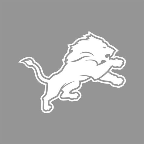 Detroit Lions NFL Team Logo 1 Color Vinyl Decal Sticker Car Window Wall | eBay | Nfl teams logos ...