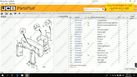 JCB PARTS PLUS+ 2.0 [2017] | JCB Parts Catalogs - Y-TECH AUTO SERVICE