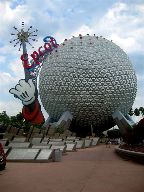 Epcot Center editorial image. Image of earth, architecture - 18239400