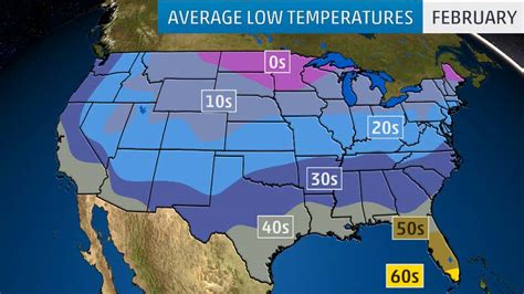 February Temperature Outlook: Early Thaw, Then Back to Frigid Air ...