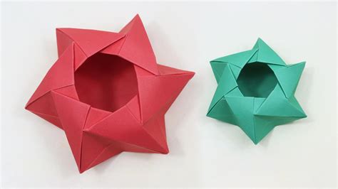 Easy Origami Star Box with Paper : r/crafts