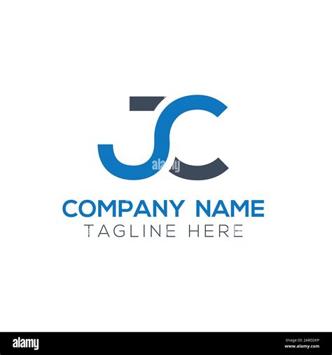 letter JC Logo Design Vector Template. Initial Linked Letter Design JC Vector Illustration Stock ...