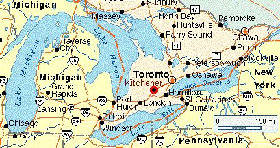 Kitchener Ontario Canada Map - Bobbie Stefanie