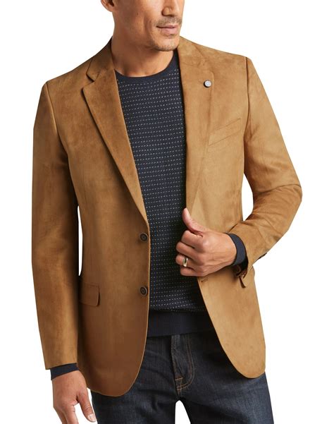 Nautica Tan Microsuede Modern Fit Sport Coat - Men's Sport Coats - All ...