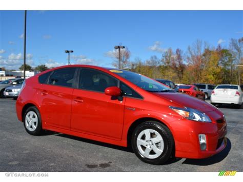 2010 Barcelona Red Metallic Toyota Prius Hybrid III #108572738 ...