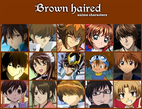 Anime Characters - Cartoon Persons Photos | Anime characters, Anime crossover, Brown hair anime ...