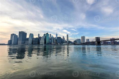 New York Downtown Skyline 16195125 Stock Photo at Vecteezy