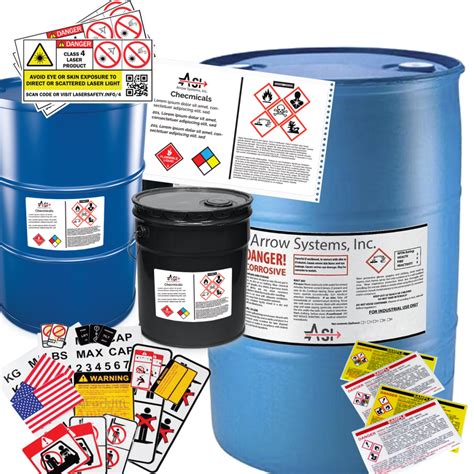 Chemical Label Printing - Arrow Systems, Inc.