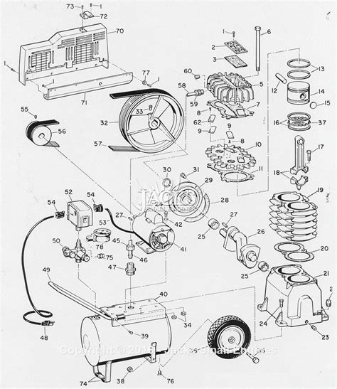 Campbell Hausfeld FL3305 Parts Diagram for Air-Compressor Parts