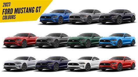 2023 Ford Mustang GT - Explore All Color Options