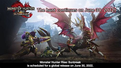 Monster Hunter Rise: Sunbreak release date and more announced