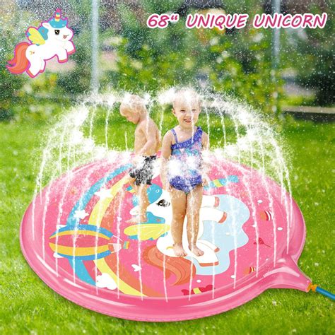 DecorX - DecorX Splash Pad for Kids/Toddlers for Backyard, 68" Big Size ...