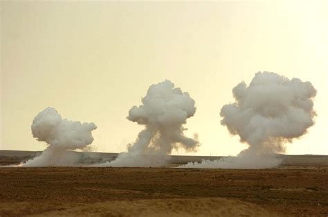 DVIDS - Images - Three 81mm white phosphorus mortar rounds fill the air with smoke [Image 3 of 6]