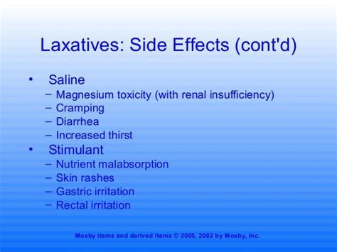 Laxatives