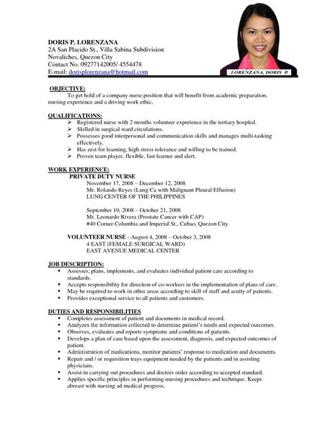 Job resume samples - Job resume examples - Sample resume format - Job resume - Nursing resume ...