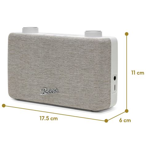 Roberts PLAY11W PLAY11 DAB, DAB+ & FM RDS Portable Radio in White