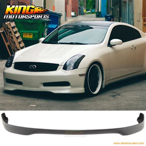 FOR 03 07 Fit For Infiniti G35 Coupe Tr Front Bumper Lip Spoiler ...