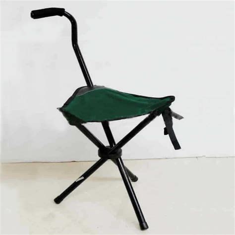 New Folding Portable Travel Cane Walking Stick Seat Camp Stool Chair-in Walking Sticks from ...