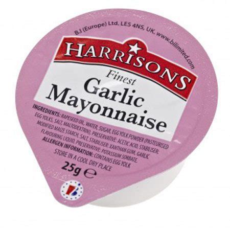 Harrisons Garlic Mayonnaise Dips x 100 - ELC