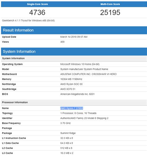 AMD Ryzen 7 2700X and Ryzen 5 2600X benchmarks leak on Geekbench, show ...