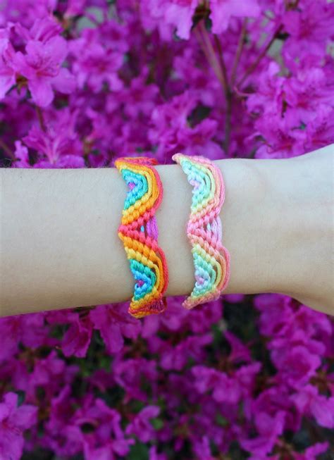 Rainbow Friendship Bracelet - Etsy