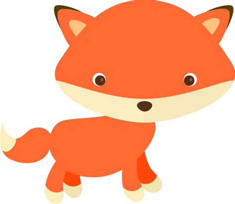 Clipart - Cute Fox