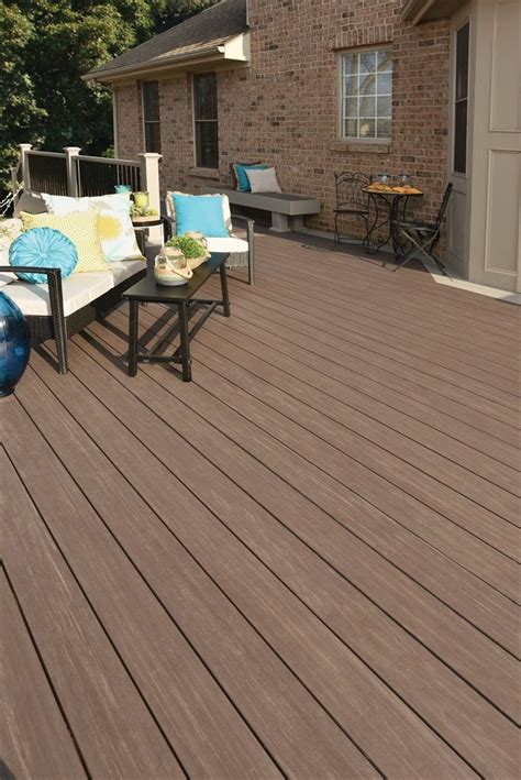 Shop AZEK 1 x 6 Dark Hickory Composite Decking at Lowe's Canada. Find ...